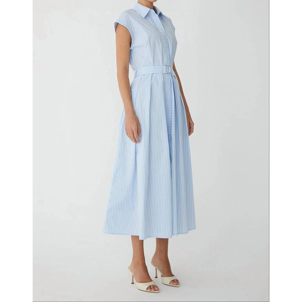 NEW JS71 nazra dresss in blue/white stripe - Picture 4 of 5